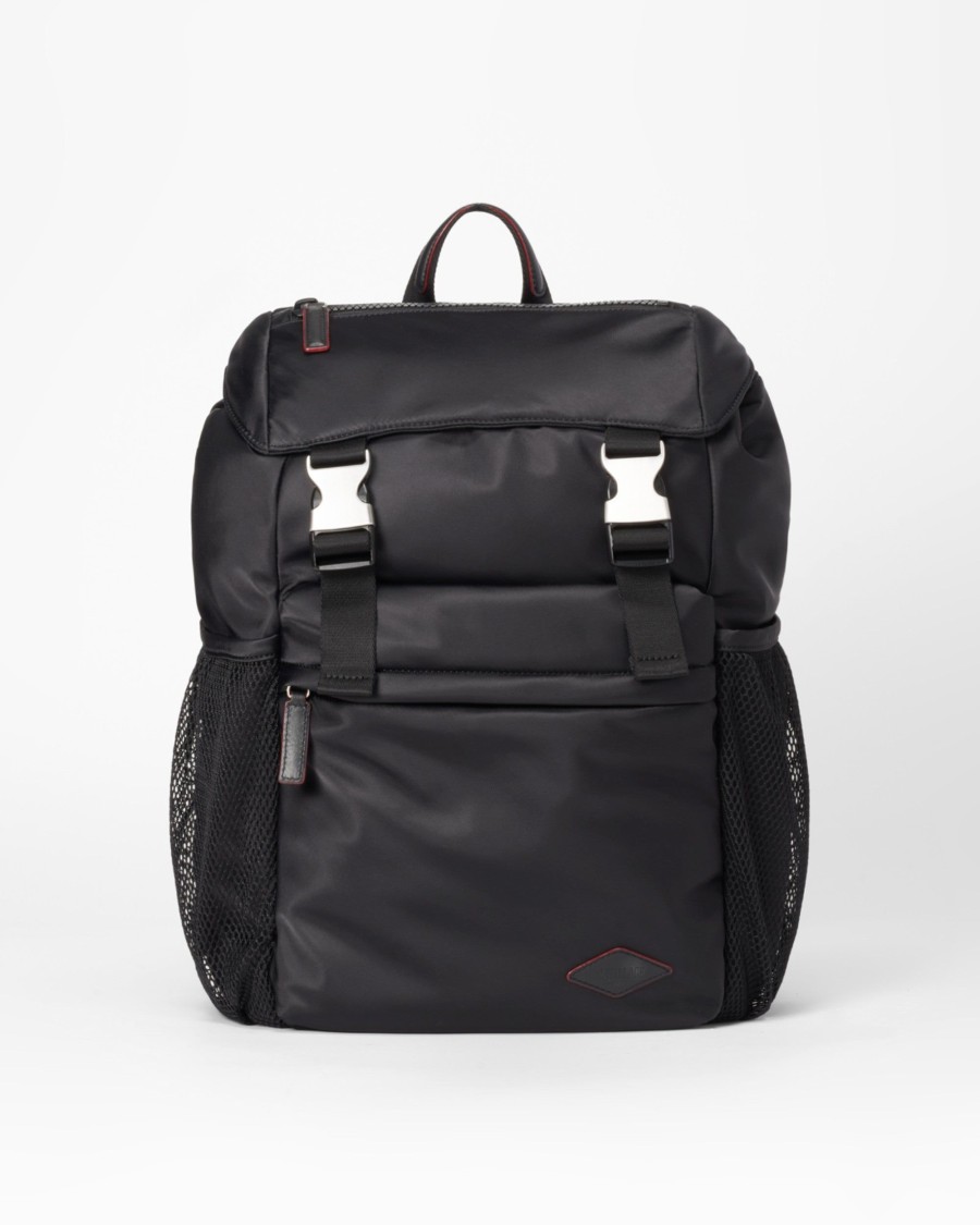 Women MZ Wallace | Bleecker Rucksack Black Rec