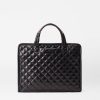 Women MZ Wallace | Medium Box Tote Quilted Black Leather