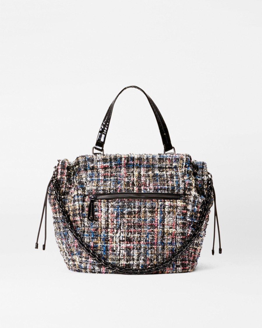 Women MZ Wallace | Crosby Anna Tote Midnight Sparkle Boucle