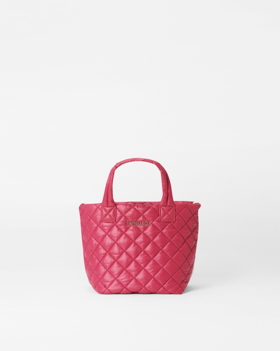 Women MZ Wallace | Micro Metro Tote Deluxe Dahlia