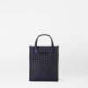 Women MZ Wallace | Micro Woven Box Tote Black