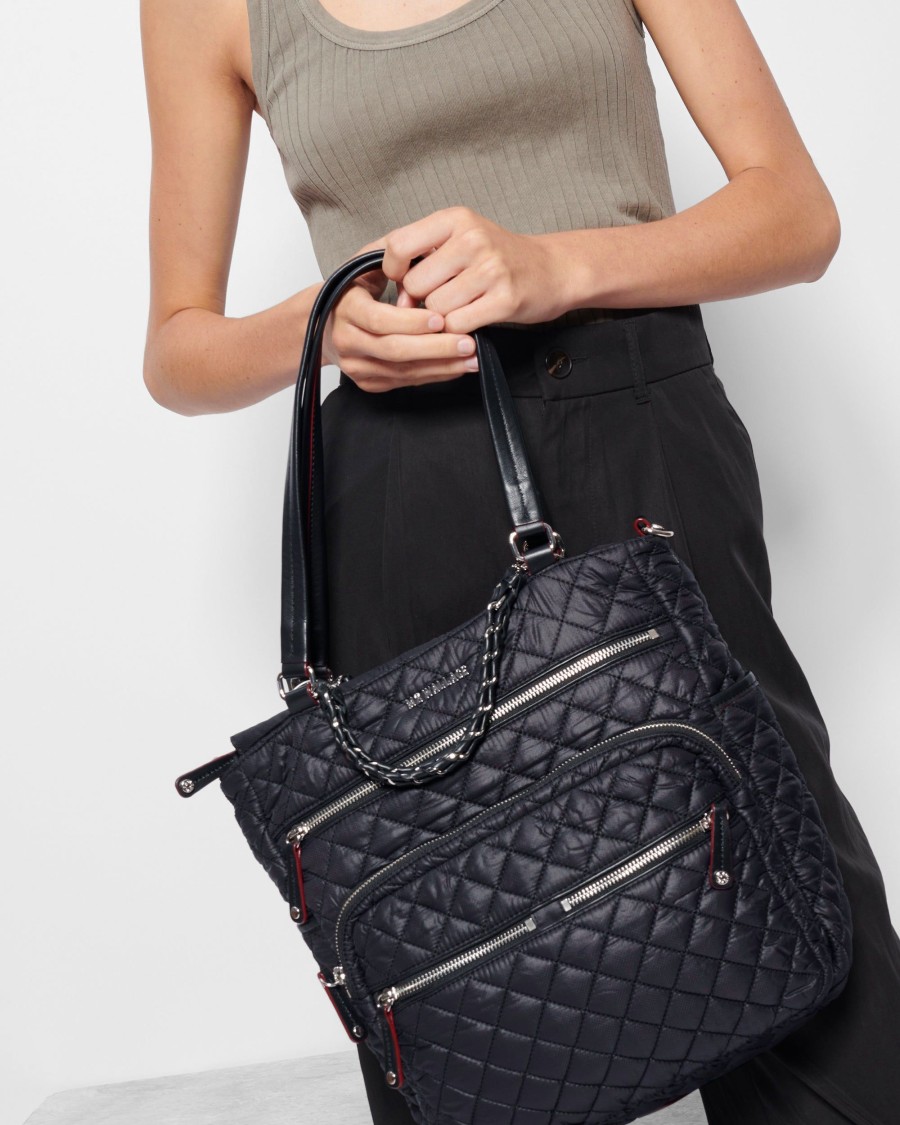 Women MZ Wallace | Crosby Magazine Tote Black Rec