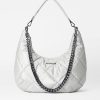 Women MZ Wallace | Quilted Madison Shoulder Bag Oyster Metallic