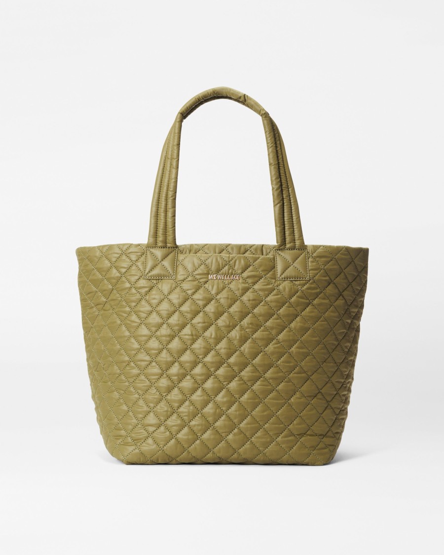 Women MZ Wallace | Medium Metro Tote Deluxe Moss