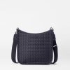 Women MZ Wallace | Woven Box Crossbody Black