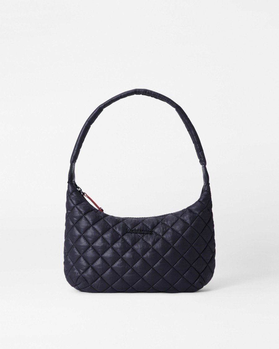 Women MZ Wallace | Small Metro Shoulder Black Rec