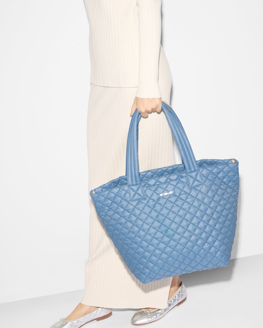 Women MZ Wallace | Medium Metro Tote Deluxe Cornflower Blue