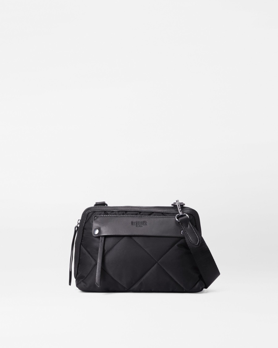 Women MZ Wallace | Madison Clutch Crossbody Black Rec