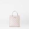 Women MZ Wallace | Mini Box Tote Rose Rec With Sequin