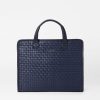 Women MZ Wallace | Medium Woven Box Tote Dawn