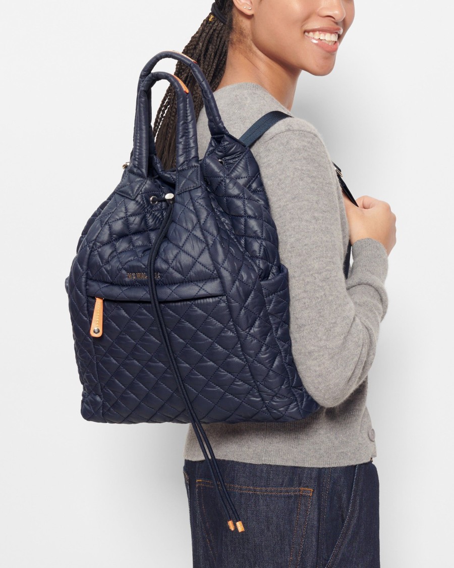 Women MZ Wallace | Metro Convertible Backpack Dawn Rec